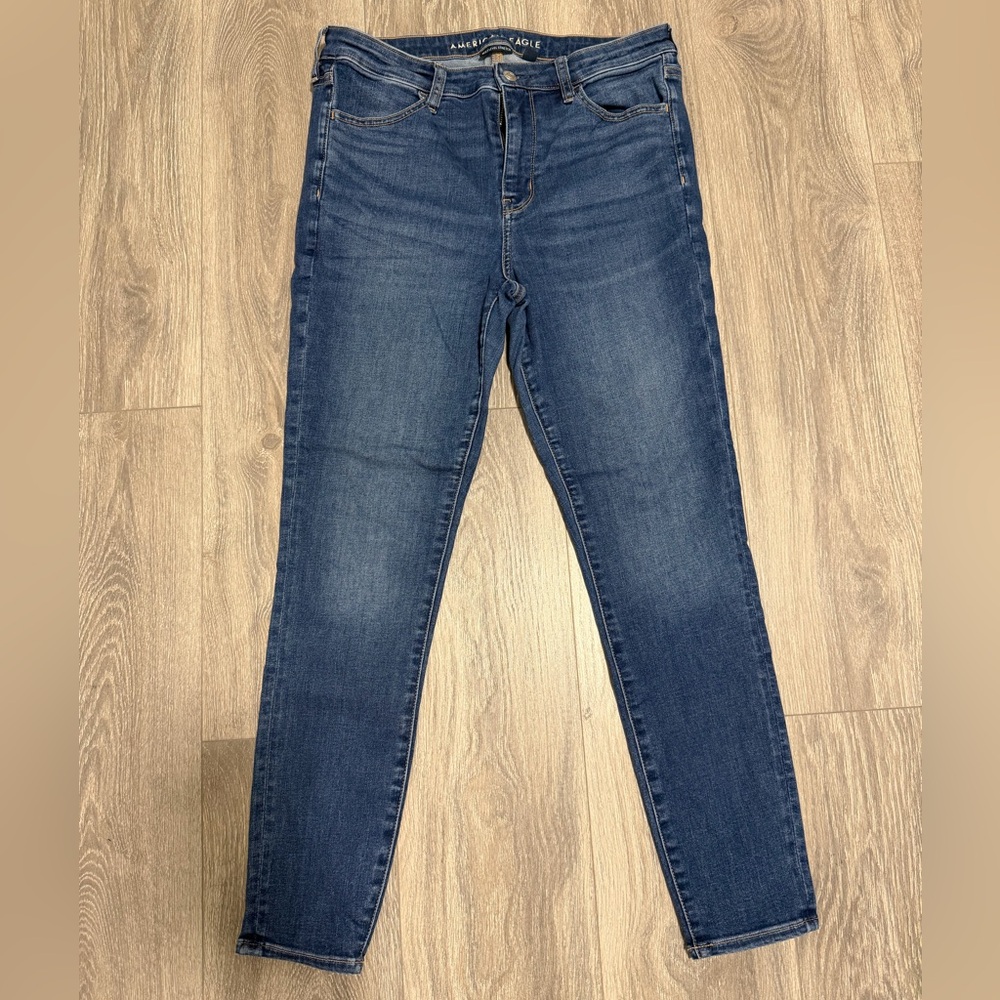American Eagle Outfitters Dark Blue Skinny Jeans